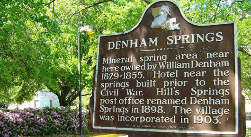 City of Denham Springs History City of Denham Springs History